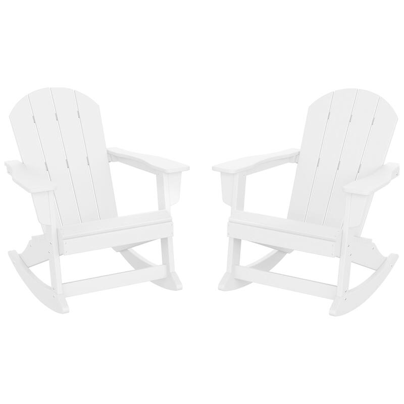 Laguna Hdpe All Weather Outdoor Patio Rocking Chair (Set of 2)