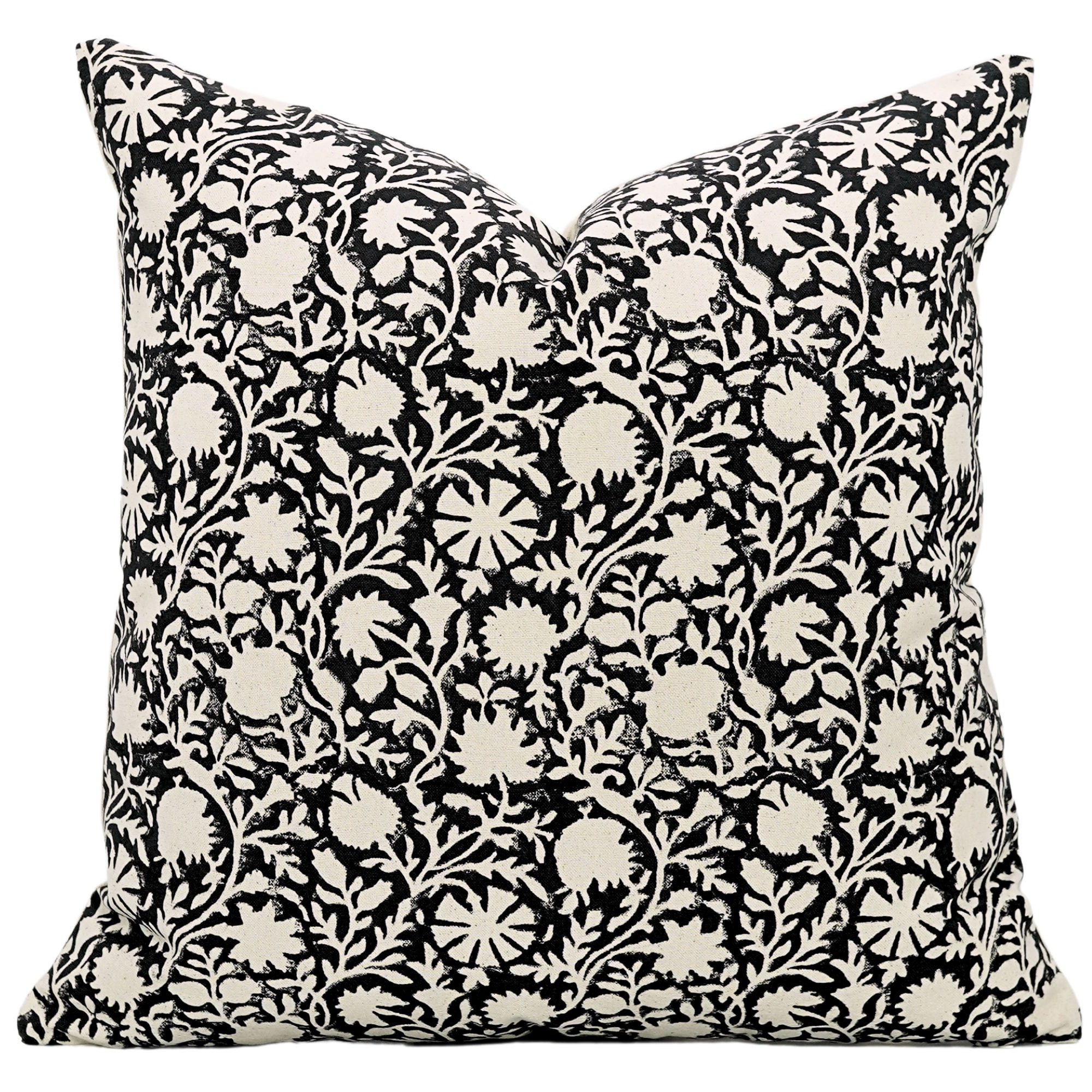 Fabdivine Block Print Cushion Cover Vintage Rustic Cotton for Home Decorative, Chakri