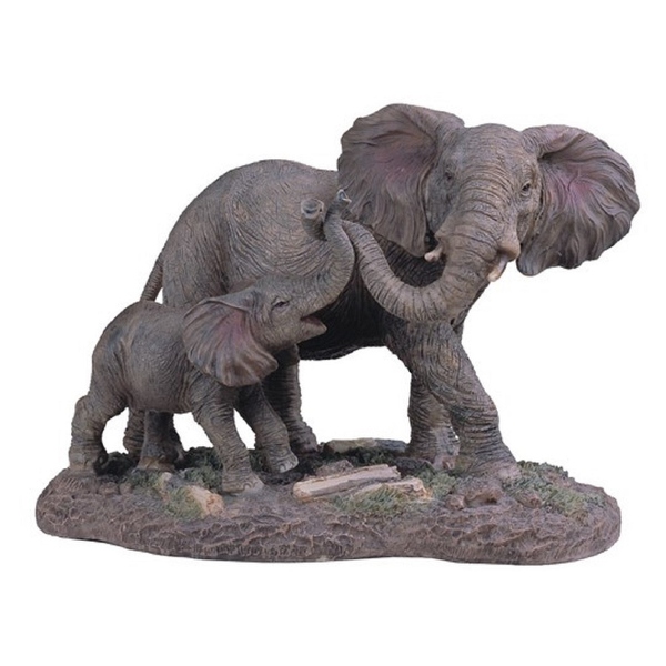 Mother and baby shop elephant ornament