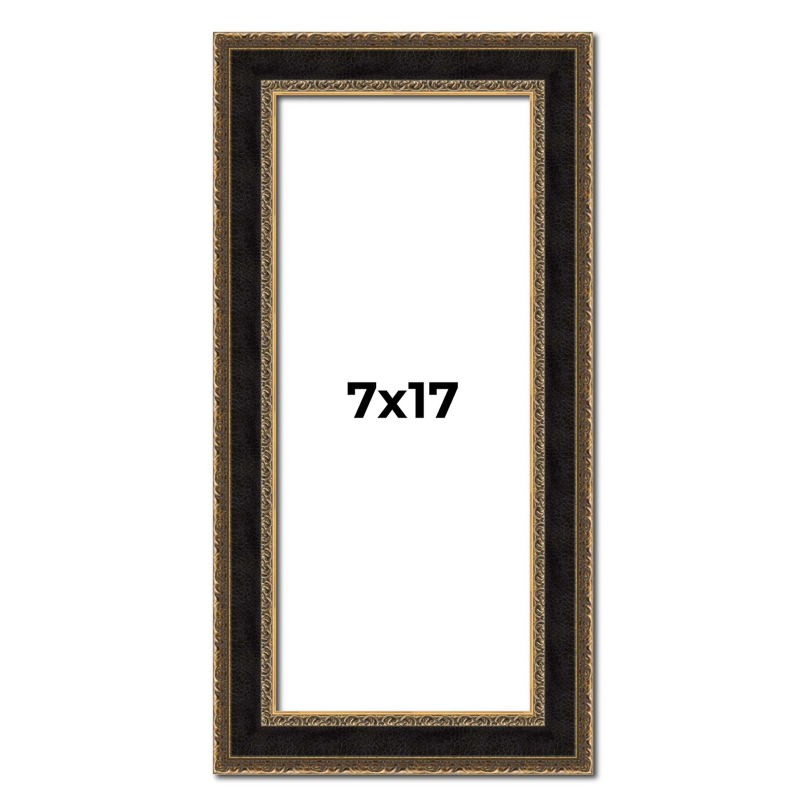 7x17 Frame Gold Antique Vintage Sold Wood Picture Frame | 1.75 Inch