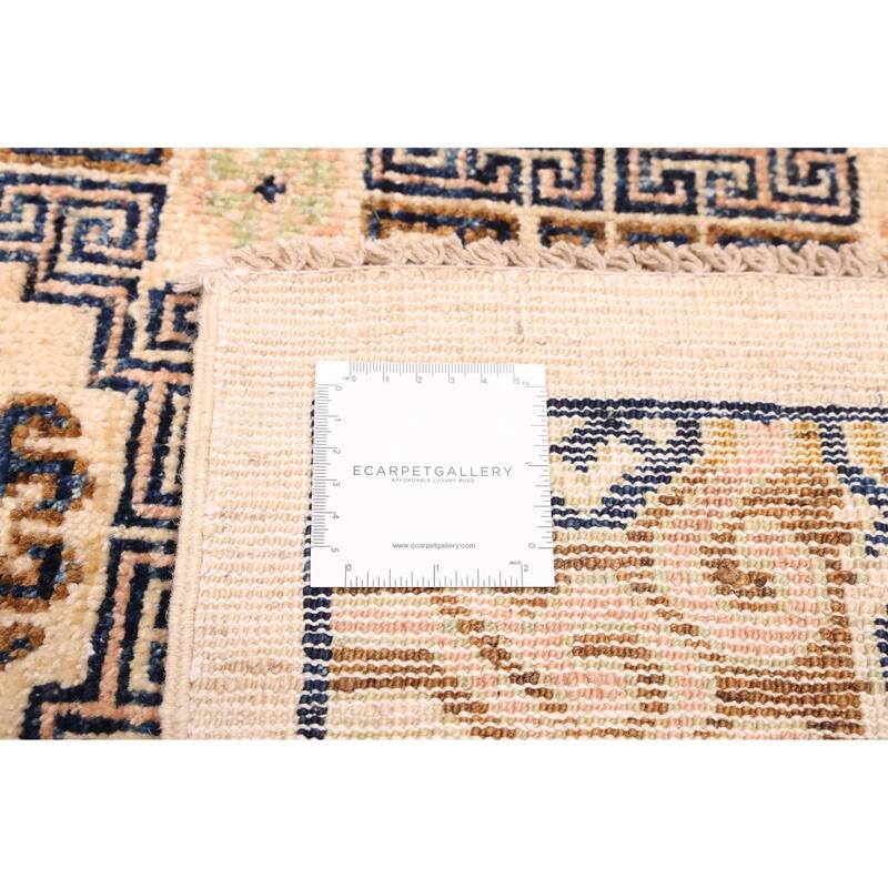 ECARPETGALLERY Hand-knotted 18 Of 20 Pak Finest Mamluk Cream Wool Rug - 8'10 x 11'7