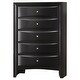 preview thumbnail 30 of 48, Briana Black Storage Platform Bedroom Set