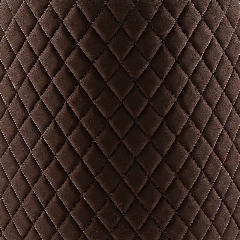 Alsine Grey Transitional Faux Leather Diamond Quilted Accent Chair by Furniture of America