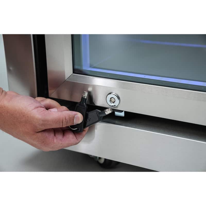 Mont Alpi 94"W x 88"D Stainless Steel L-shaped Outdoor Kitchen Island with Refrigerator Faucet & Sink + 44"W 6-Burner BBQ Grill