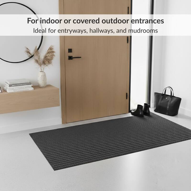 Large Entryway Brushing Doormat 35.5 x 78.75 in - 78.75"L x 35.5"W x 0.2"H