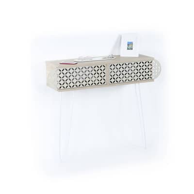 Alora Metal Legs Console Table