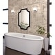 preview thumbnail 17 of 134, Kate and Laurel Hogan Scalloped Wood Framed Mirror