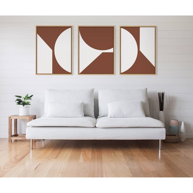 Kate and Laurel Sylvie Min Max Set Canvas by Creative Bunch Studio