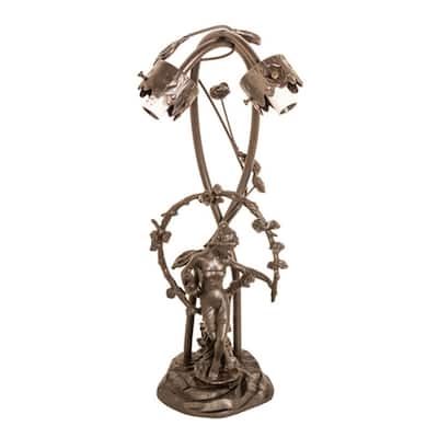 Meyda Tiffany 10248 Pond Lily 17" Tall Lamp Base