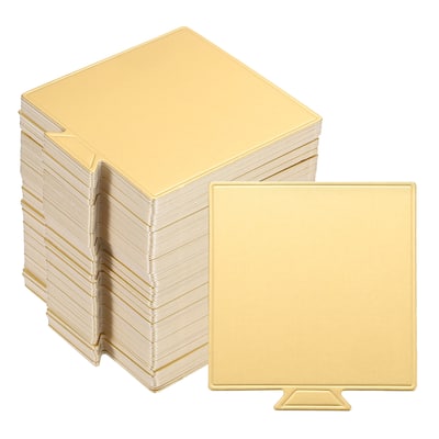 200pcs Mini Cake Boards, Mousse Cake Cardboards Square for Cake Bases