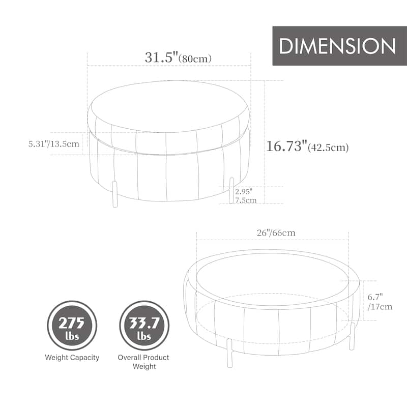 40"W Modern Swivel Accent Chair,Swivel Single Sofa Chair with Ottoman