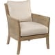 preview thumbnail 6 of 4, Uttermost Encore 28-3/4" Wide Rubber Wood Framed Dual Arm Accent Chair