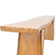 preview thumbnail 5 of 7, Dining Bench Live Edge Rustic Solid Wood Bench
