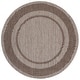 preview thumbnail 80 of 83, SAFAVIEH Courtyard Diann Indoor/ Outdoor Waterproof Patio Backyard Rug 4' Round - Beige/Brown