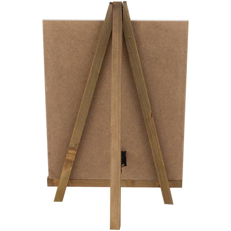 Wooden Easel "Together Is Our Favorite Place To Be" Floral Spring Sign - 11"