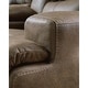 preview thumbnail 11 of 10, Signature Design by Ashley Bealeaf Brown Power Reclining Loveseat with Console - 79" W x 42" D x 42" H