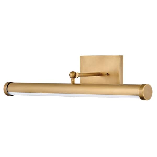 slide 2 of 8, Hinkley Lighting 31012 Regis 25" Wide LED Accent Wall Light Heritage Brass / Light Brass