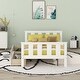 preview thumbnail 2 of 16, Full Size Classic Modern Design Solid Wood Platform Bed Frame with Storage Drawers, Headboard and Footboard