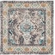 preview thumbnail 156 of 161, SAFAVIEH Monaco Lillie Boho Medallion Distressed Area Rug 5' Square - Grey/Light Blue
