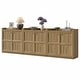 preview thumbnail 40 of 49, Multifunctional Minimalist Side Cabinet with 3D Design