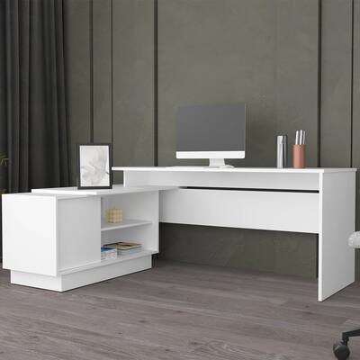 Pelican L-Shaped Desk