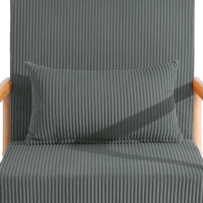 Set of 2 Mid-Century Upholstered Accent Chair with Cushion