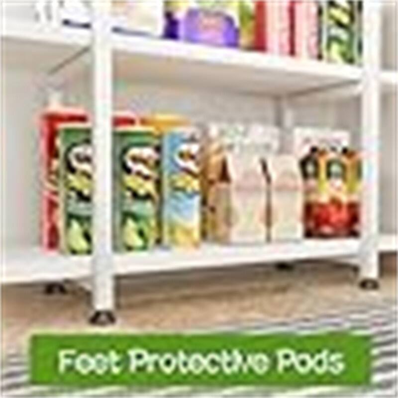 Bookshelf 4 Tiers White Wooden Storage Shelf - 10.87"D x 31.5"W x 48.43"H