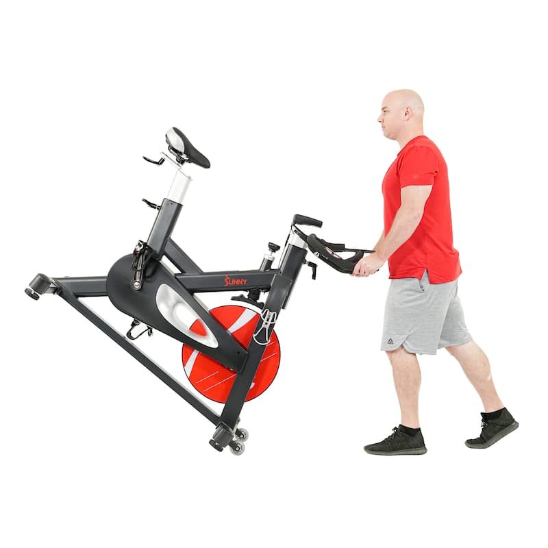 Sunny Health & Fitness Evolution Pro II Magnetic Indoor Cycle Exercise Bike with Device Mount and Performance Display