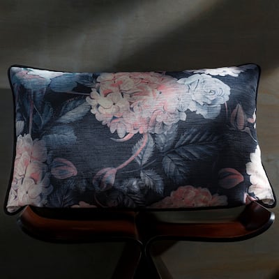 Artistic Weavers Ellen Moody Floral Velvet 22-inch Lumbar Throw Pillow