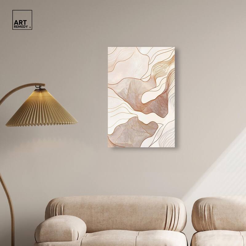 Contoured Reverie I Canvas by Art Remedy, Gallery Wrapped