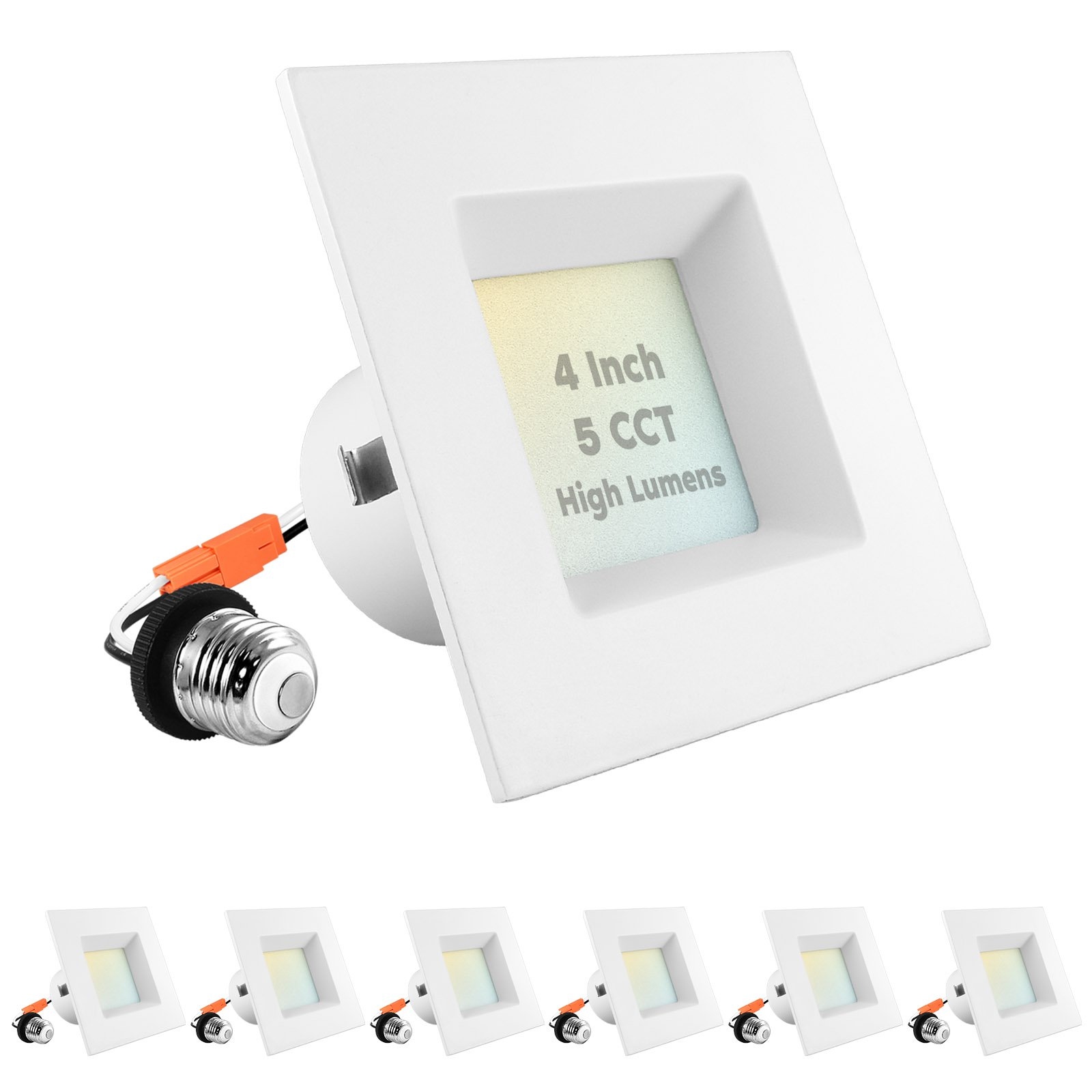 Square led high hats on sale