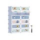 preview thumbnail 13 of 25, Kids Shoe Storage Solutions, Discover Stylish Shoe Racks with Convenient Doors Pale Blue - 12 Slot