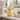 Decorative Vase - Yellow Ceramic Aztec Globular Shape, 9 in.