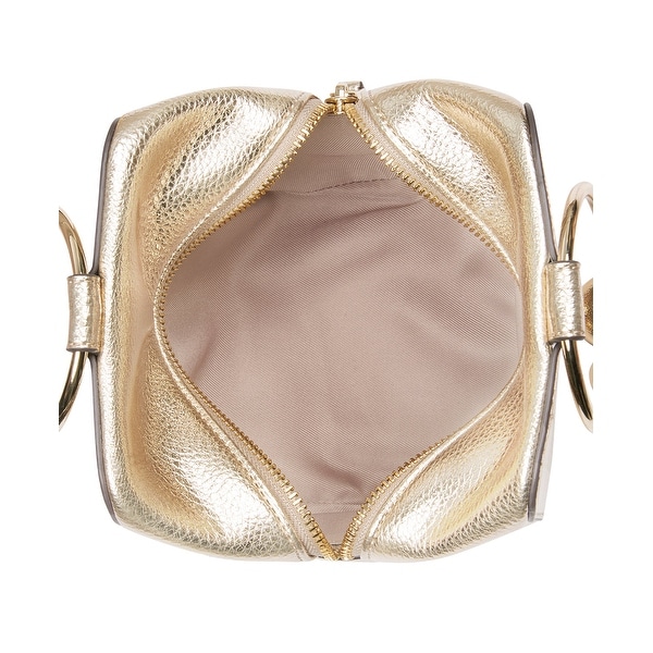 nine west gold bag