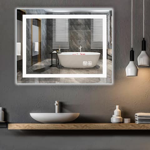 Saint Birch Elvis Frameless LED lighted Bathroom/Vanity Mirror