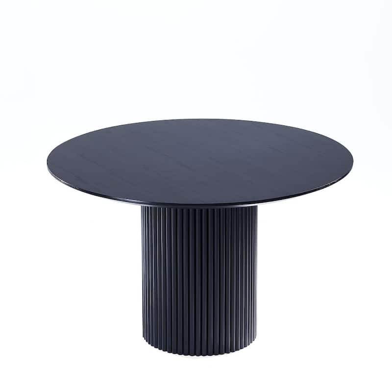 Manhattan Comfort Hathaway Modern 59.05 Solid Wood Round Dining Table