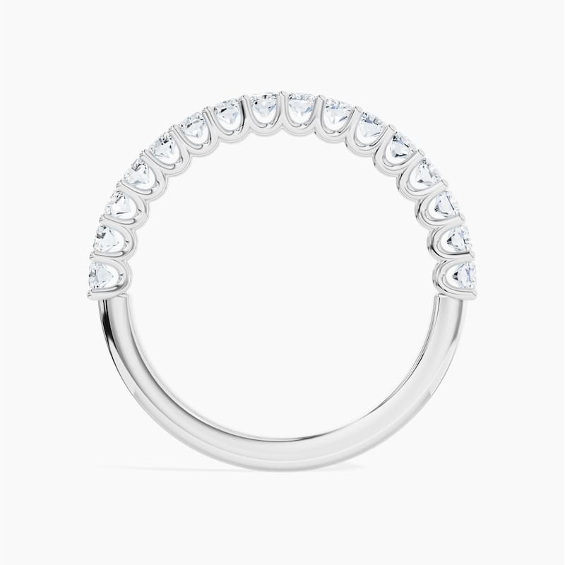 Auriya 14k Gold Radiant North-South Lab Grown Diamond Half Eternity Band 1.60 - 5.25 ct. tw. (F-G, VS)