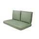preview thumbnail 77 of 163, Haven Way Universal Outdoor Deep Seat Loveseat Cushion Set 46x26 - Aloe w/ Linen Piping