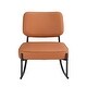 preview thumbnail 31 of 44, Roomfitters Teddy Suede Rocking Chair with Gold Legs, Cushioned Modern Accent Chair for Living Room or Office