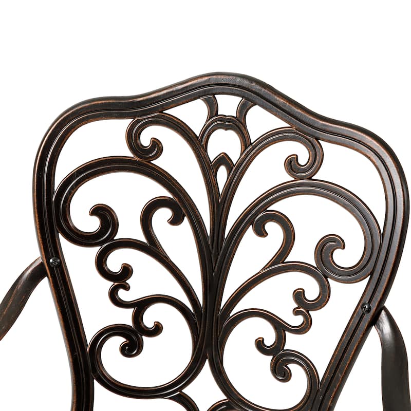 Christopher Knight Home - VIGO Aluminum Outdoor Patio Bistro Dining Set