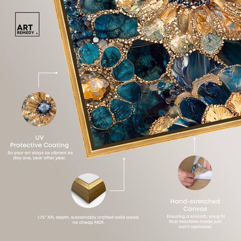 Opulent Geode IV Canvas by Art Remedy