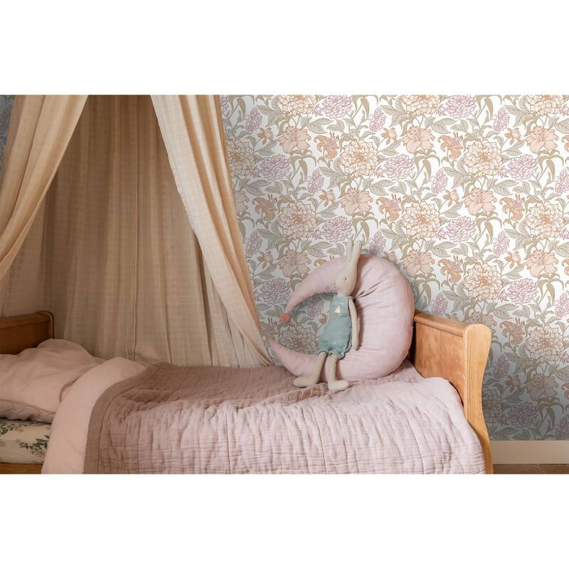 Persephone Pastel Spring Blossoms Wallpaper