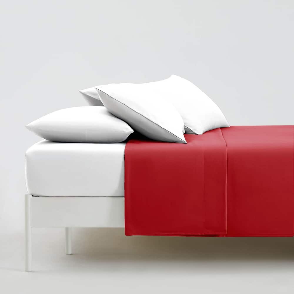 Vilano Oversized Flat Bed Sheet , 2 pack, Flat Sheet Only, Bed Sheet Separates