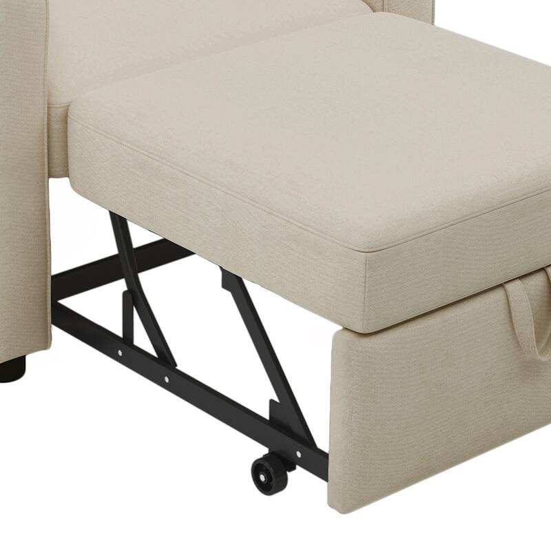 3-in-1 Sofa Bed Chair, Convertible Sleeper Chair Bed 3 Colors