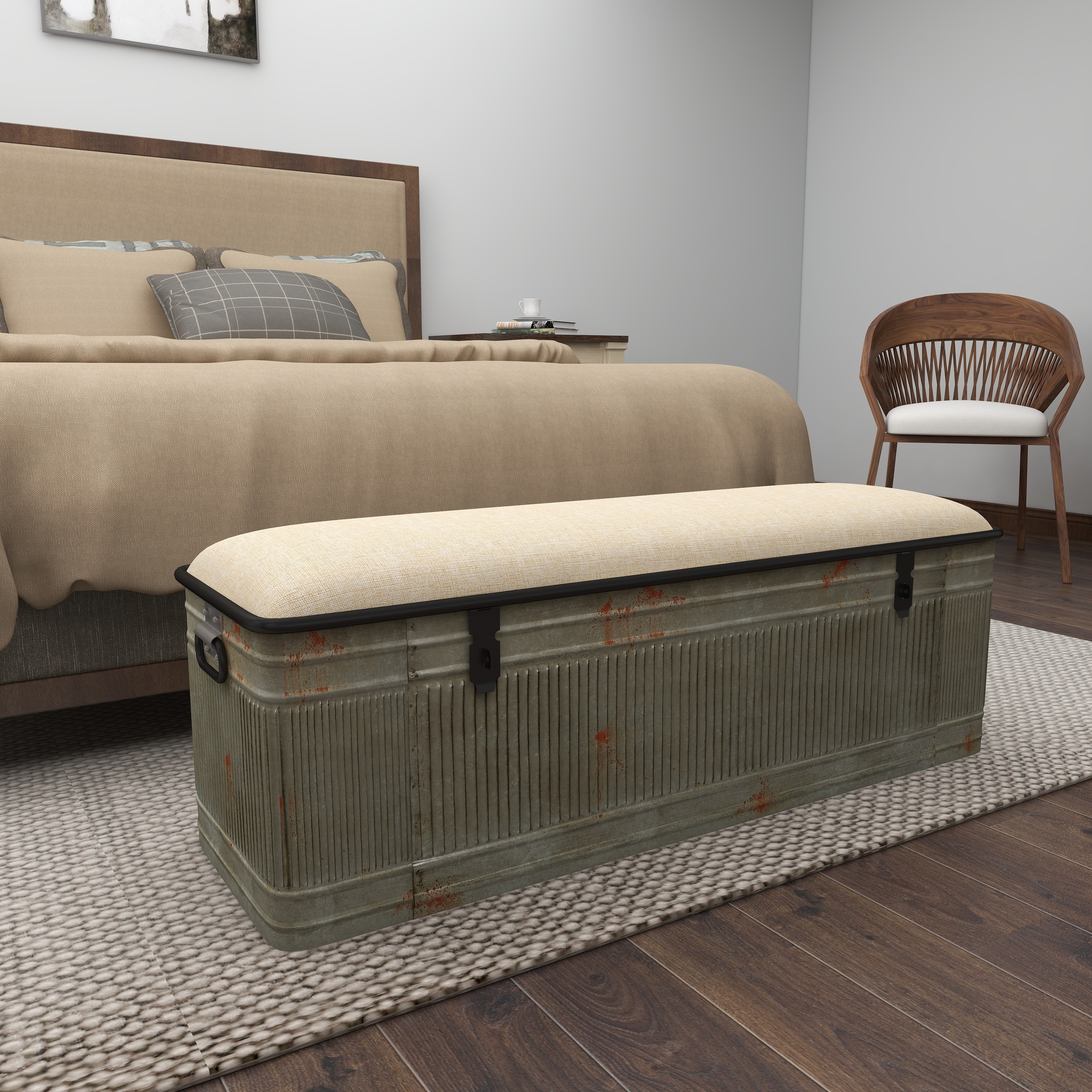 Farmhouse storage new arrivals bench for bedroom