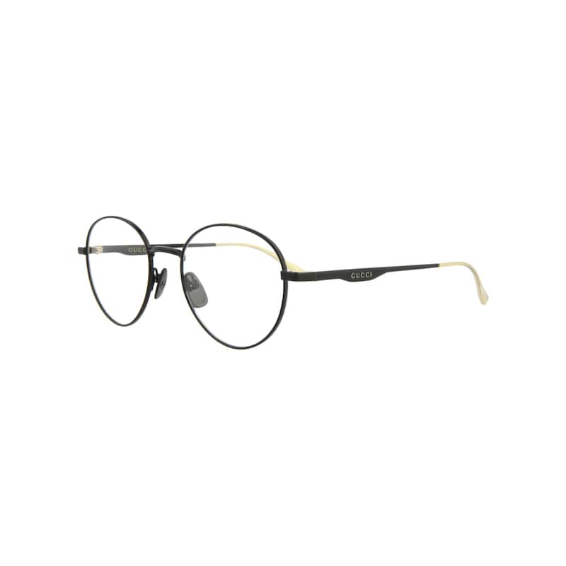 Gucci Round-Frame Metal Optical Frames