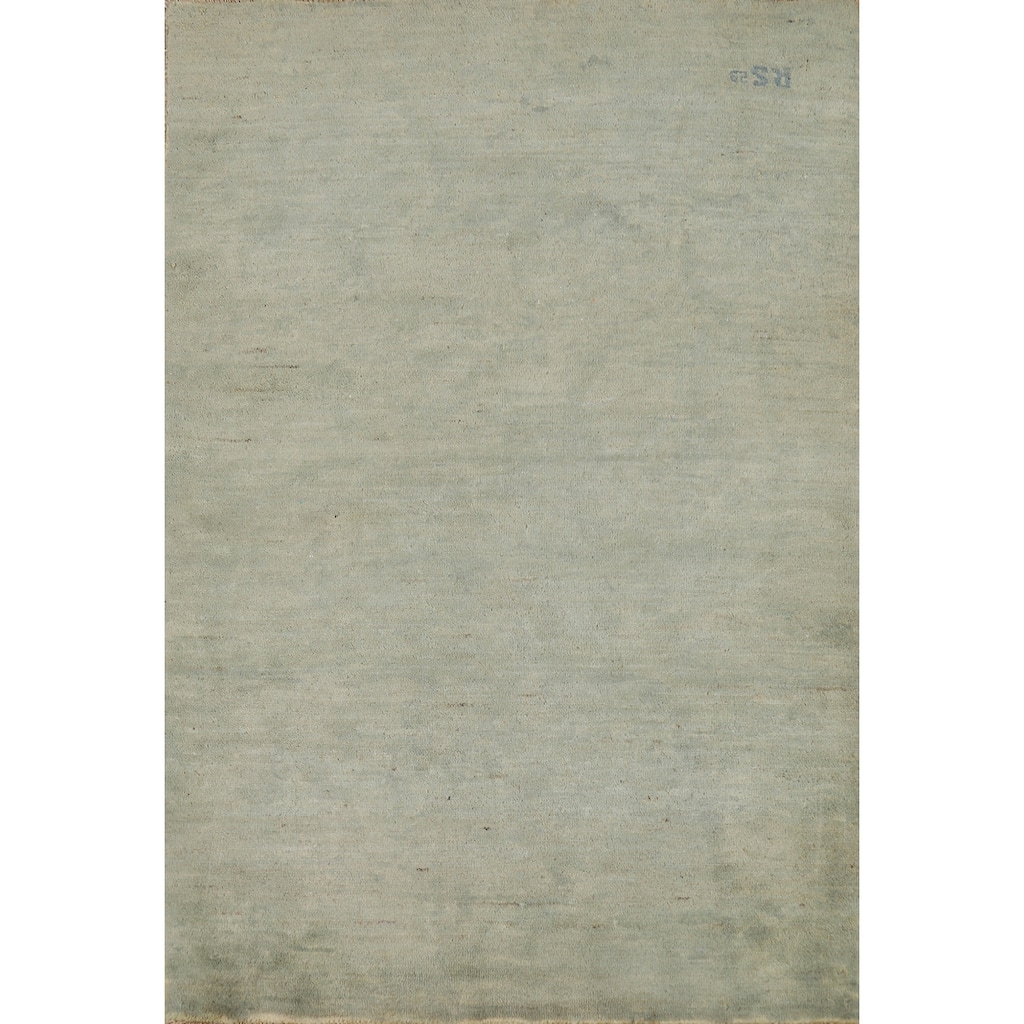 Gabbeh Accent Modern Rug Handmade Wool Carpet - 3'6" x 4'8"