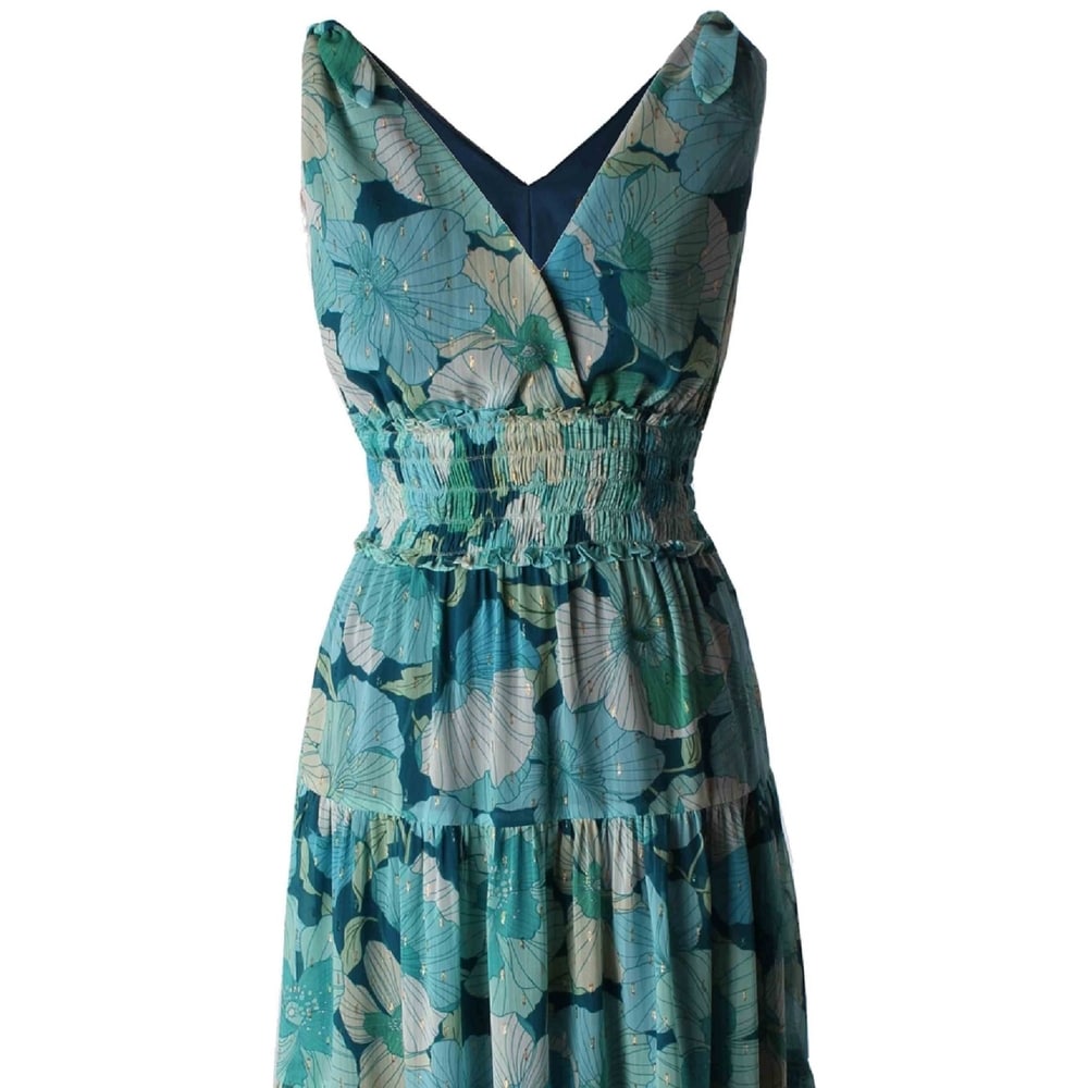Taylor Women's Smocked Waist Maxi Dress Green Size 6 - Bed Bath & Beyond -  40632072