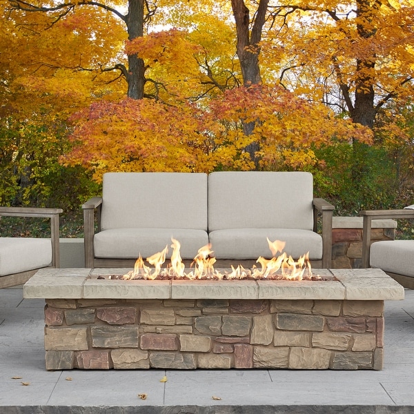 Sedona Rectangle LP Gas Fire Table with NG Conversion Kit. Opens flyout.