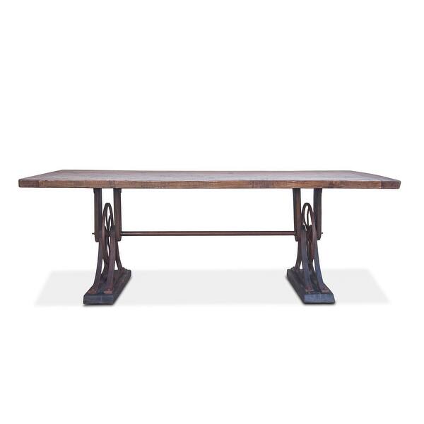 slide 1 of 4, Sterling Reclaimed Teak Wood Table